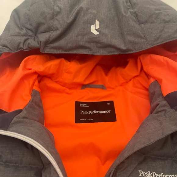 NWOT PEAK PERFORMANCE Grey outdoor duck down jacket - Picture 6 of 13